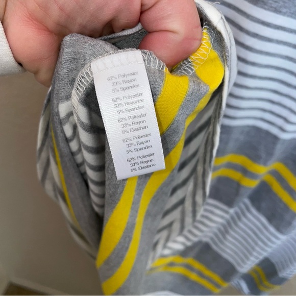 Anthropologie Puella Gray and Yellow Swing Tunic - Picture 3 of 7